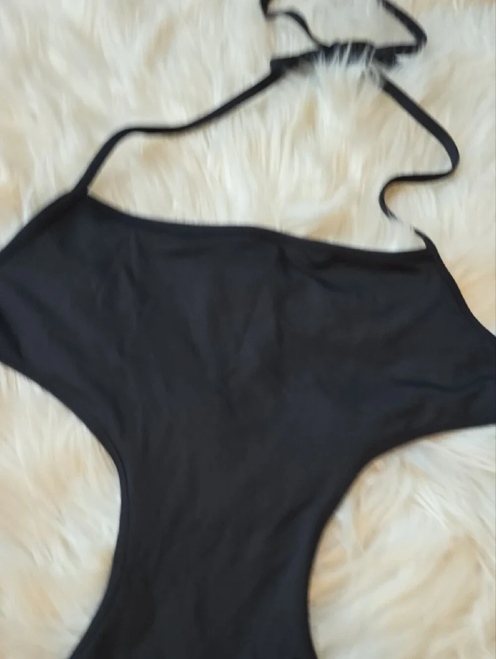 Victoria's Secret x Frankie's Bikinis Black One-Piece Swimsuit SIZE S